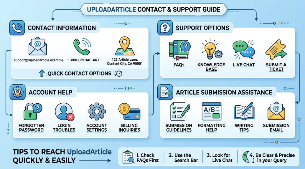 UploadArticle Contact: Complete Guide